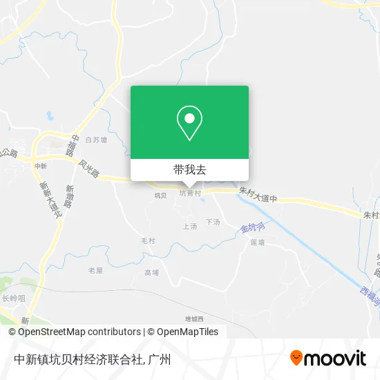 中新镇坑贝村经济联合社地图