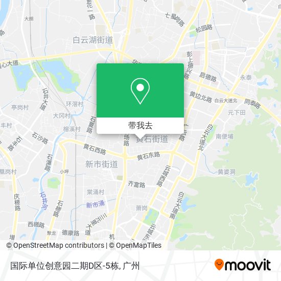 国际单位创意园二期D区-5栋地图