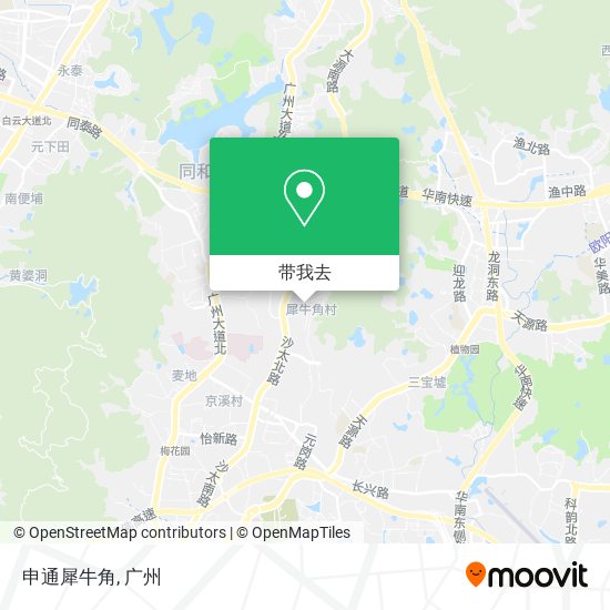 申通犀牛角地图