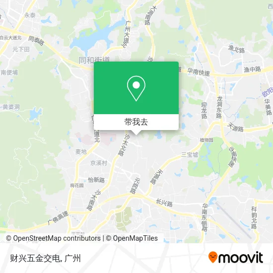 财兴五金交电地图