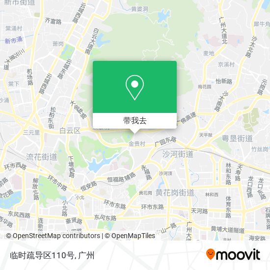 临时疏导区110号地图