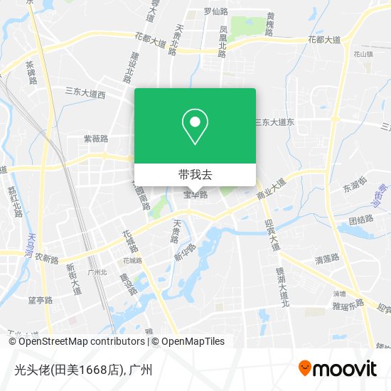 光头佬(田美1668店)地图