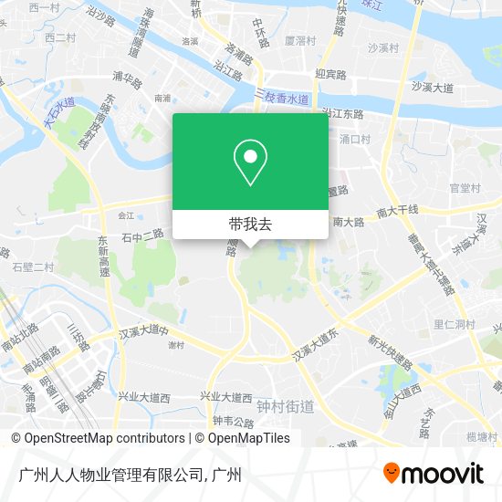 广州人人物业管理有限公司地图