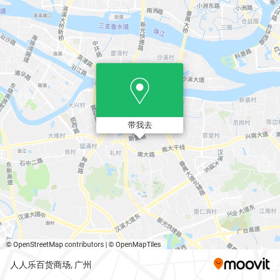 人人乐百货商场地图