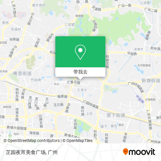 芷园夜宵美食广场地图