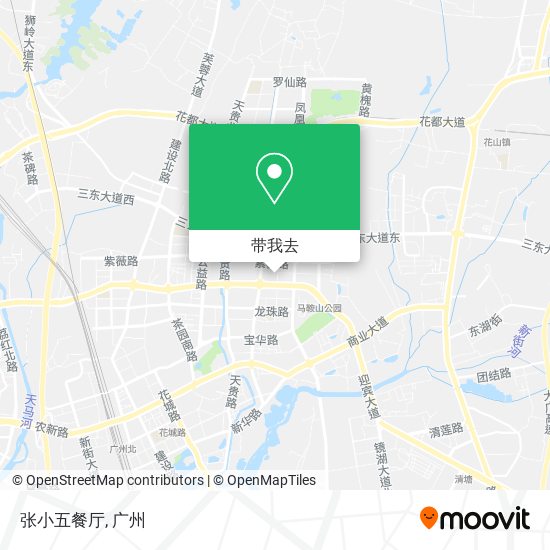 张小五餐厅地图
