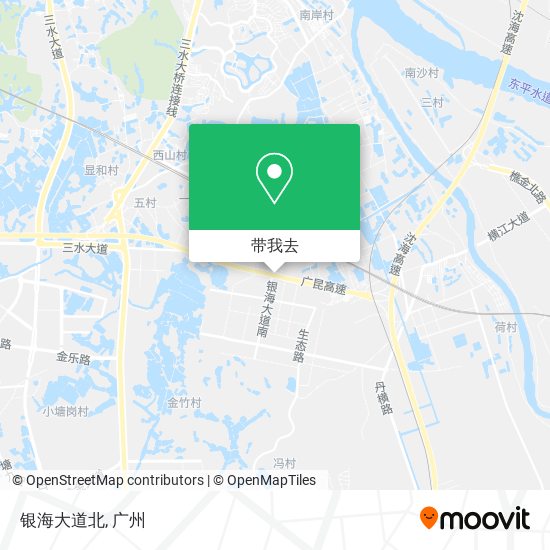 银海大道北地图