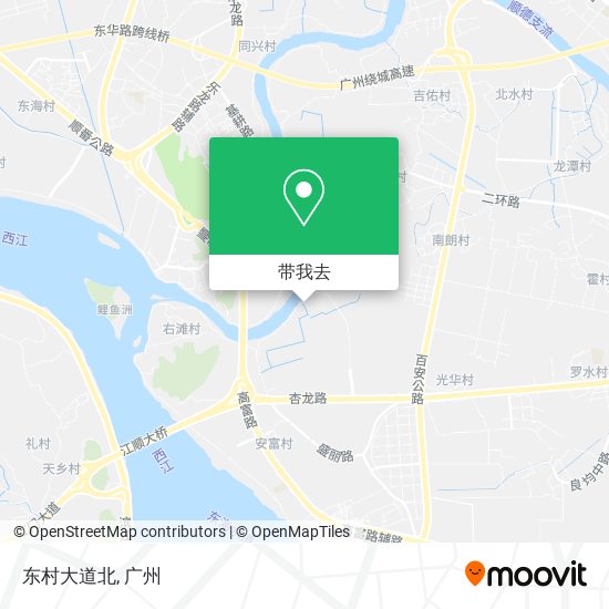 东村大道北地图