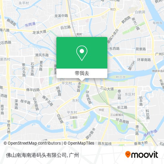 佛山南海南港码头有限公司地图