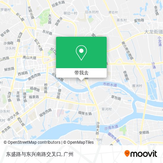 东盛路与东兴南路交叉口地图