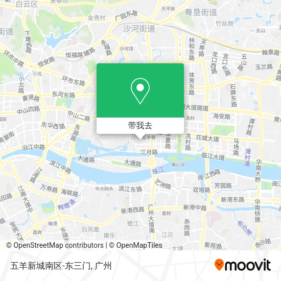 五羊新城南区-东三门地图