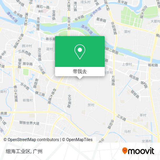 细海工业区地图