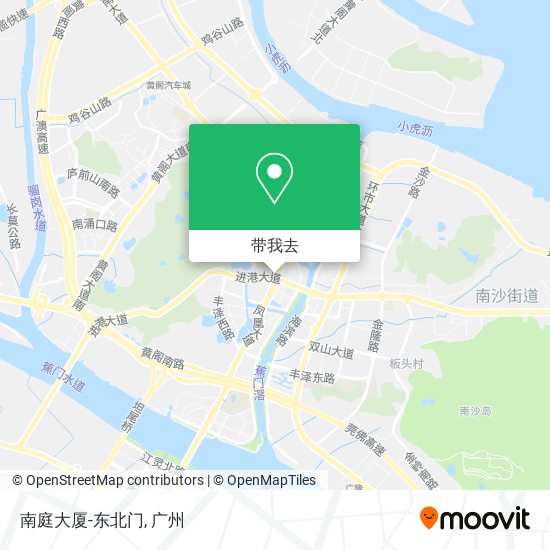南庭大厦-东北门地图