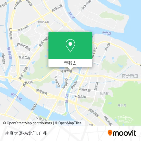 南庭大厦-东北门地图