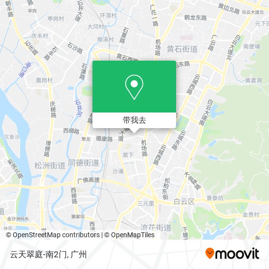 云天翠庭-南2门地图