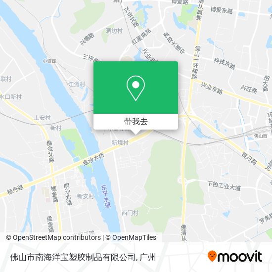 佛山市南海洋宝塑胶制品有限公司地图