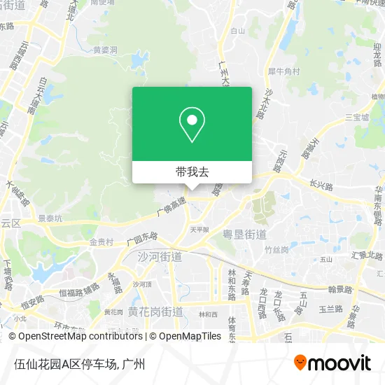 伍仙花园A区停车场地图