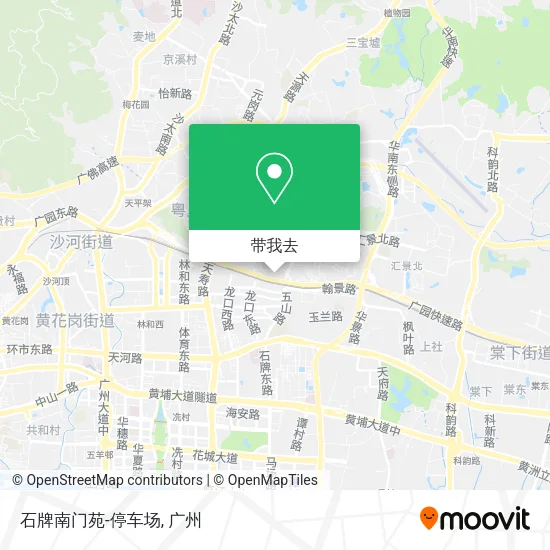 石牌南门苑-停车场地图