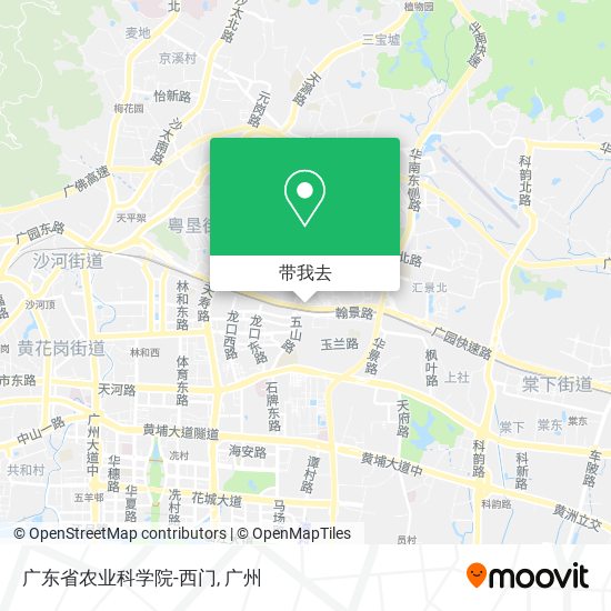 广东省农业科学院-西门地图