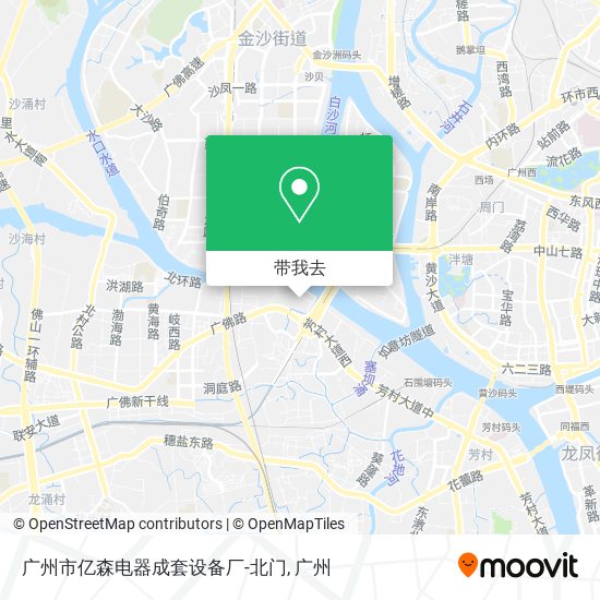 广州市亿森电器成套设备厂-北门地图