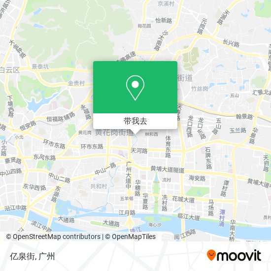 亿泉街地图