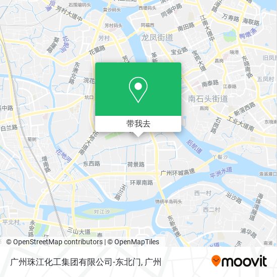 广州珠江化工集团有限公司-东北门地图