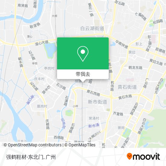 强鹤鞋材-东北门地图