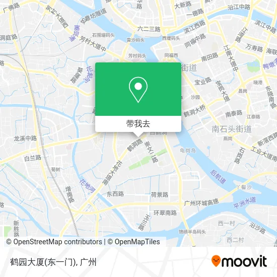 鹤园大厦(东一门)地图