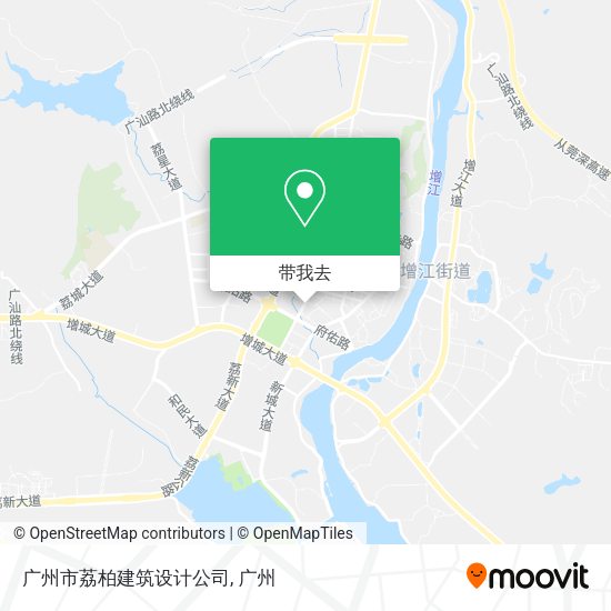 广州市荔柏建筑设计公司地图