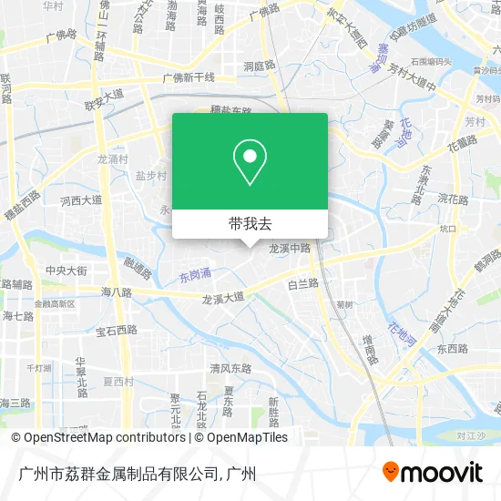 广州市荔群金属制品有限公司地图