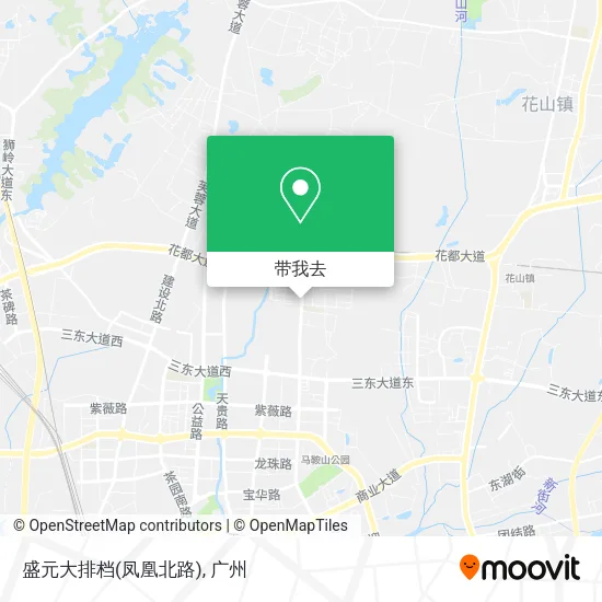 盛元大排档(凤凰北路)地图
