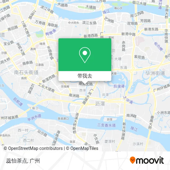 蕊怡茶点地图