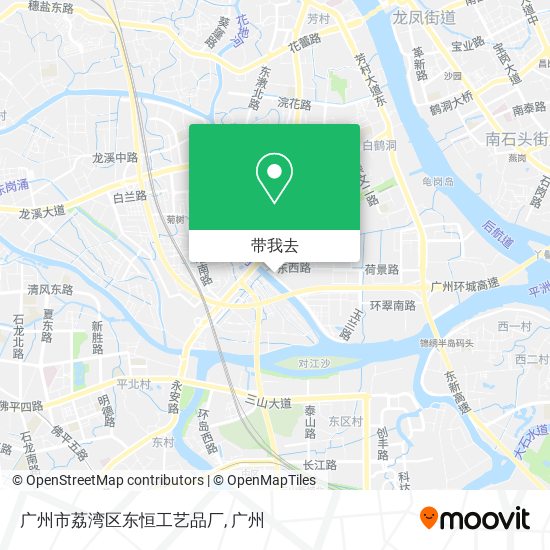 广州市荔湾区东恒工艺品厂地图