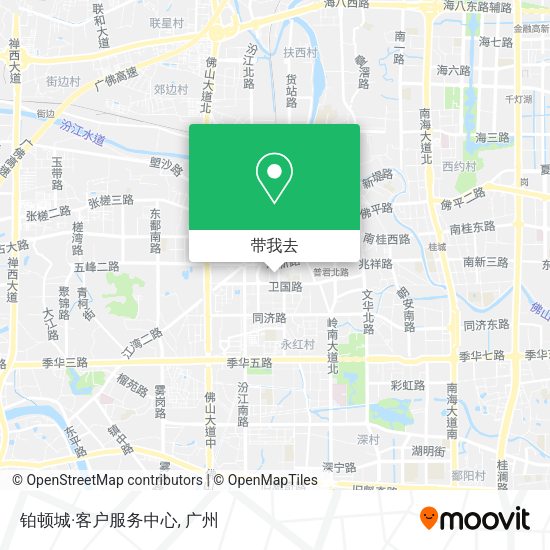 铂顿城·客户服务中心地图