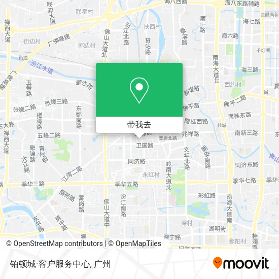 铂顿城·客户服务中心地图