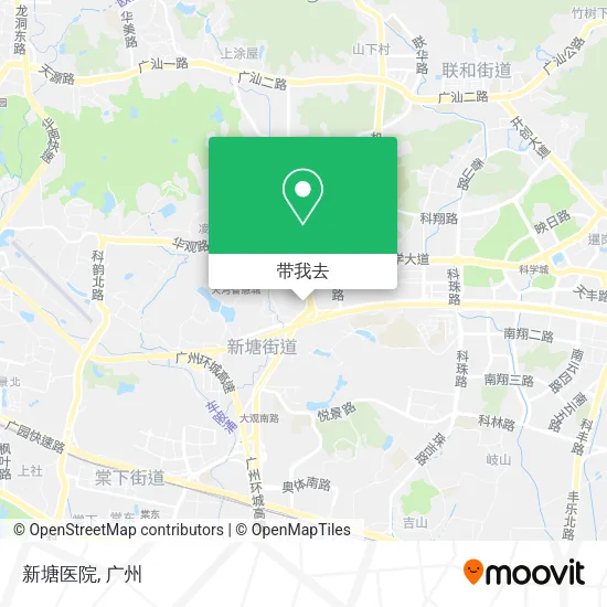 新塘医院地图