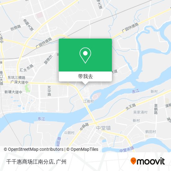 千千惠商场江南分店地图