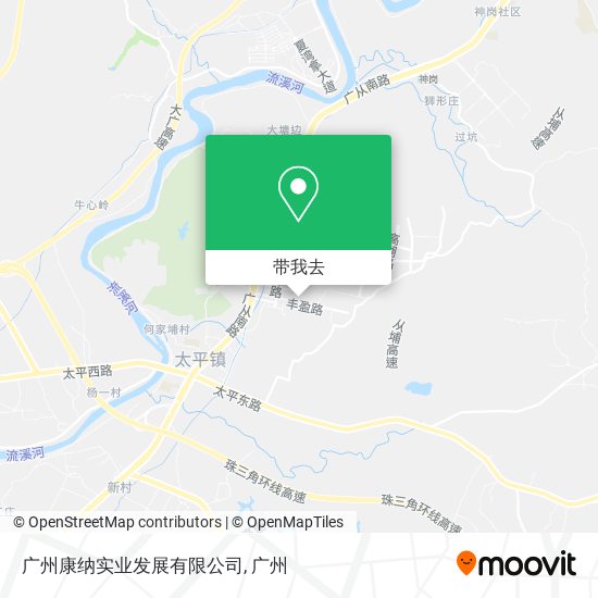 广州康纳实业发展有限公司地图