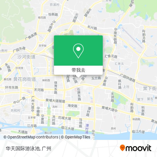 华天国际游泳池地图