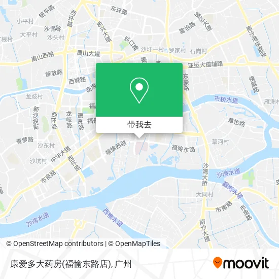 康爱多大药房(福愉东路店)地图