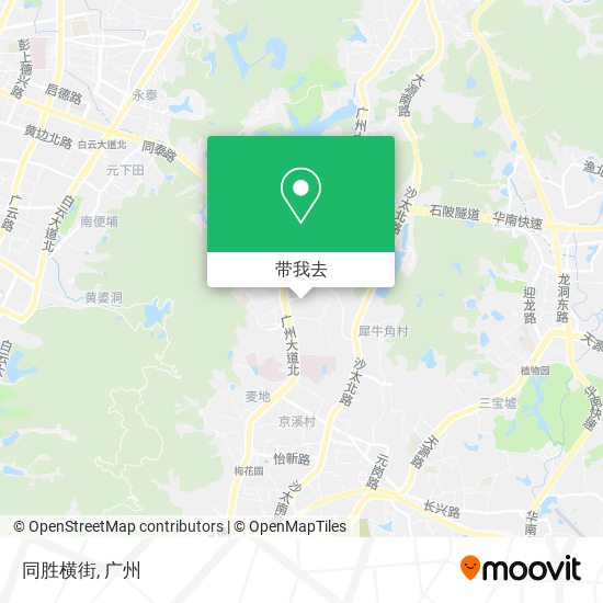 同胜横街地图