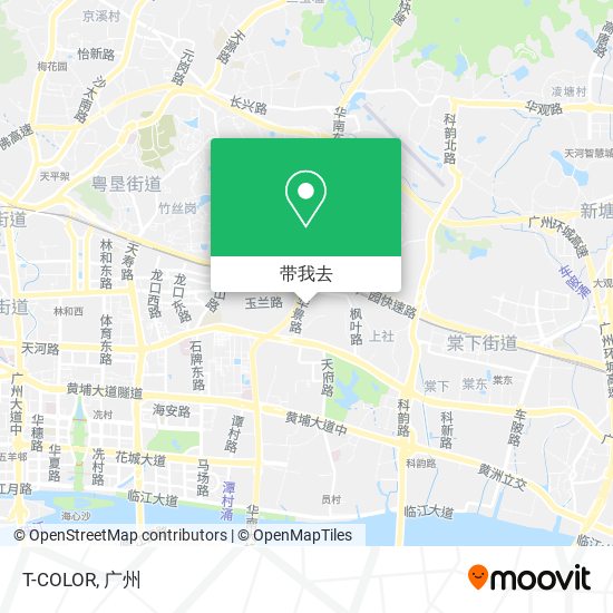 T-COLOR地图