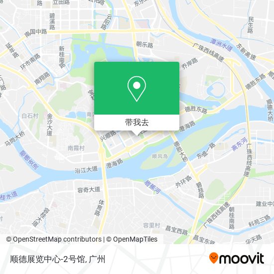 顺德展览中心-2号馆地图