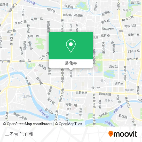 二圣古庙地图