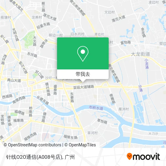 针线O2O通信(A008号店)地图