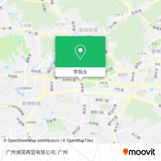 广州洲莫商贸有限公司地图