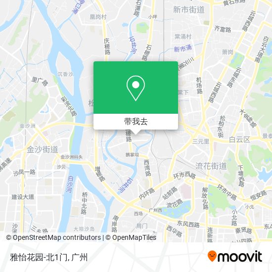 雅怡花园-北1门地图