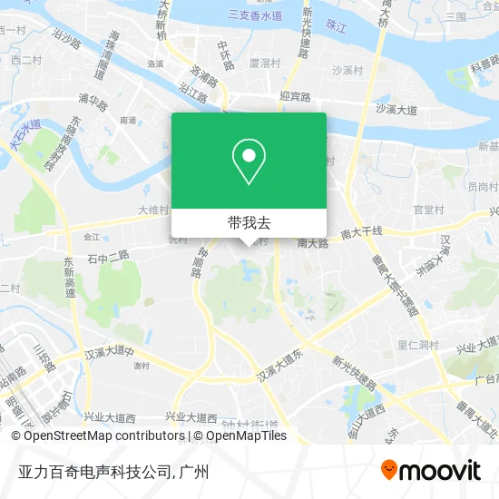 亚力百奇电声科技公司地图