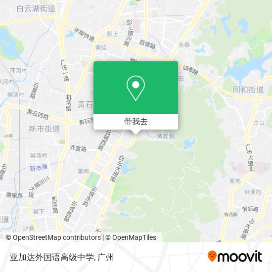 亚加达外国语高级中学地图