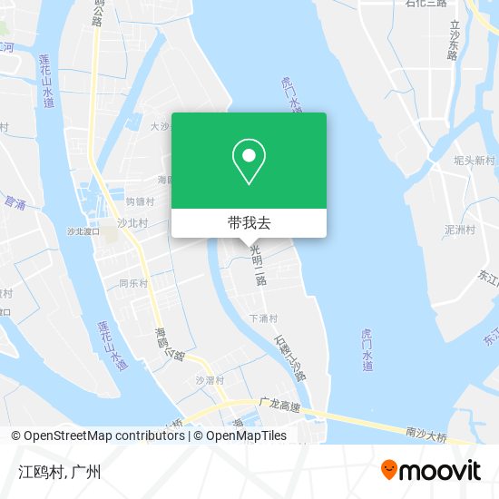 江鸥村地图